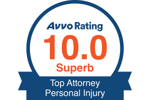 Avvo Rating 10 / Top Attorney Personal Injury - Badge